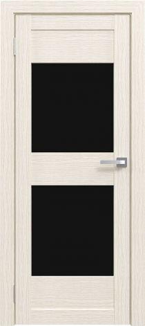 Двери межкомнатные экошпон Амати 15 Черное стекло - фото 2 - id-p123413197