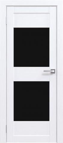 Двери межкомнатные экошпон Амати 15 Черное стекло - фото 3 - id-p123413197