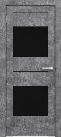 Двери межкомнатные экошпон Амати 16 Черное стекло - фото 8 - id-p135546582