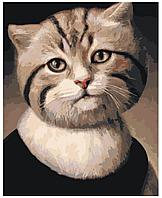 Картина по номерам Благородный кот 40 x 50 | LI-51| SLAVINA