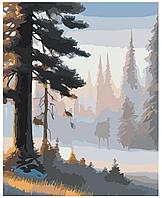 Картина по номерам Лесной пейзаж 40 x 50 | LI-259| SLAVINA