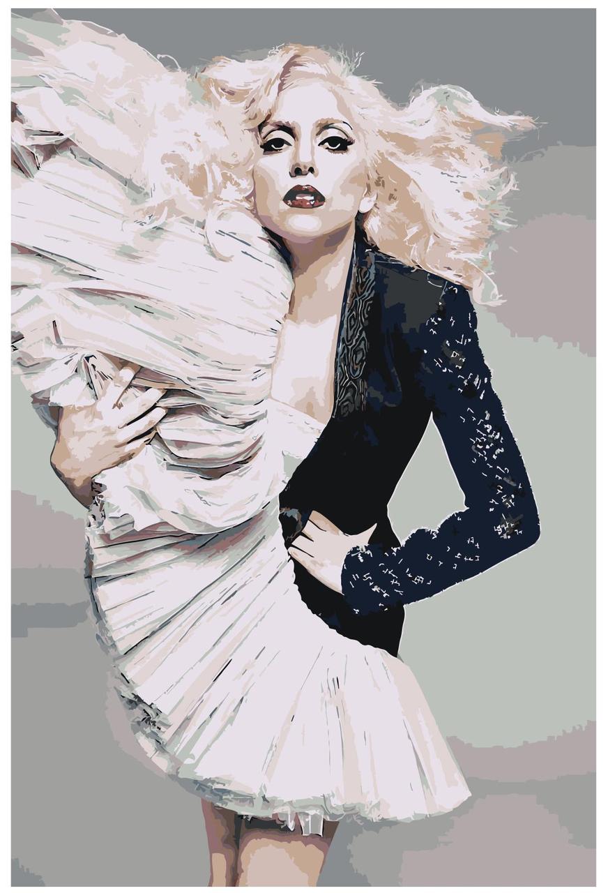 Картина по номерам Леди Гага 40 x 60 | FNBB-ladygaga6| SLAVINA - фото 1 - id-p220774248