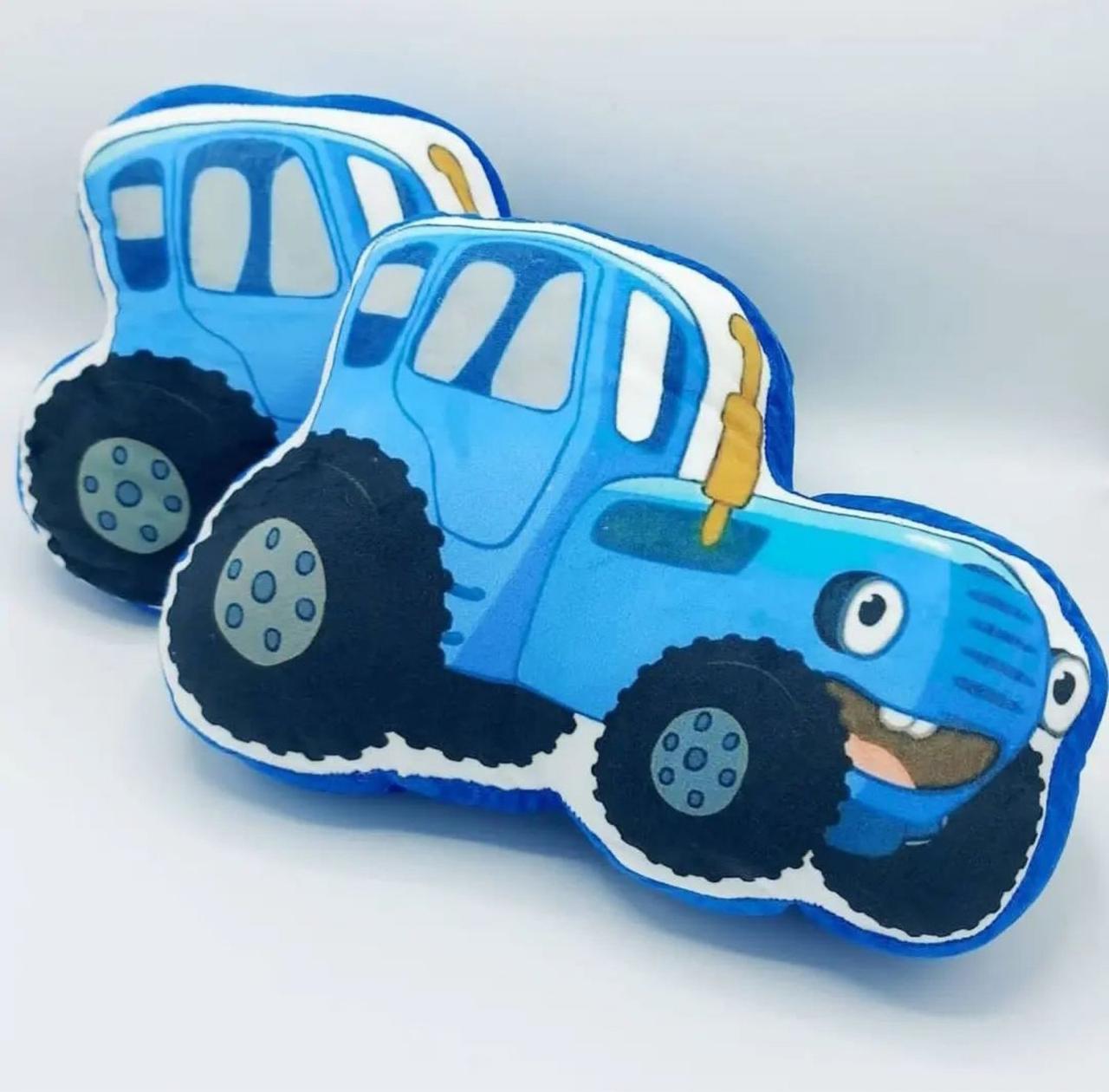 Мягкая игрушка подушка "Синий трактор" 40см. Беларусь - фото 1 - id-p220775583