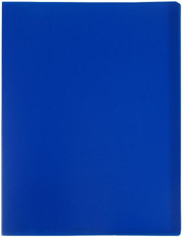 Папка пластиковая на 20 файлов «Стамм.» толщина пластика 0,5 мм, синяя - фото 2 - id-p220773718