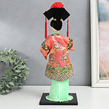 Кукла коллекционная "Китаянка в традиционном наряде с опахалом" 33,5х12,5х12,5 см, фото 3