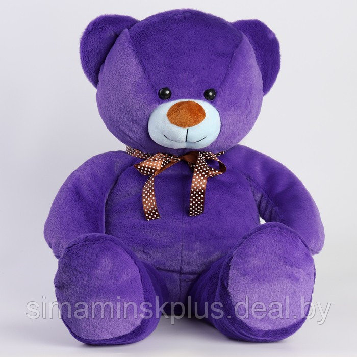 Мягкая игрушка "Мишка", цвет фиолетовый - фото 1 - id-p220775468
