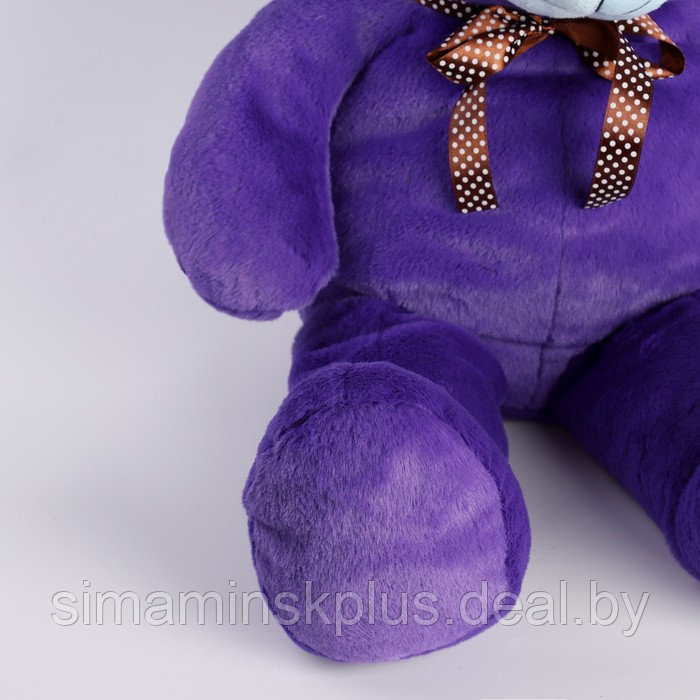 Мягкая игрушка "Мишка", цвет фиолетовый - фото 2 - id-p220775468