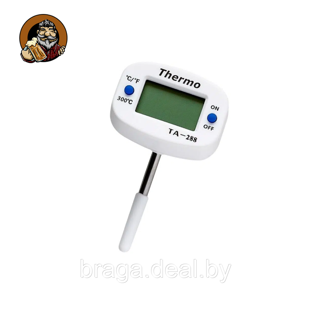 Термометр электронный с поворотным дисплеем (длина щупа 7 см) - фото 1 - id-p220773697