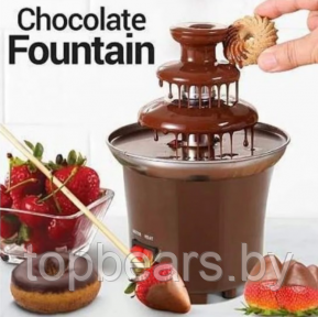 Шоколадный фонтан фондю Chocolate Fondue Fountain Mini / Фондюшница