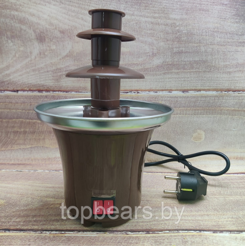 Шоколадный фонтан фондю Chocolate Fondue Fountain Mini / Фондюшница - фото 2 - id-p220777991