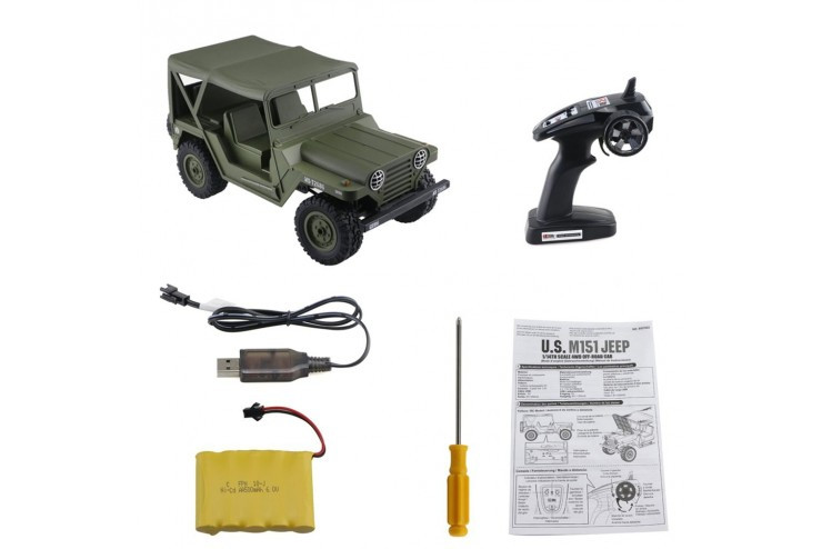 Радиоуправляемый Jeep 1:14 US M151 4WD 1:14 2.4G - фото 8 - id-p220778069