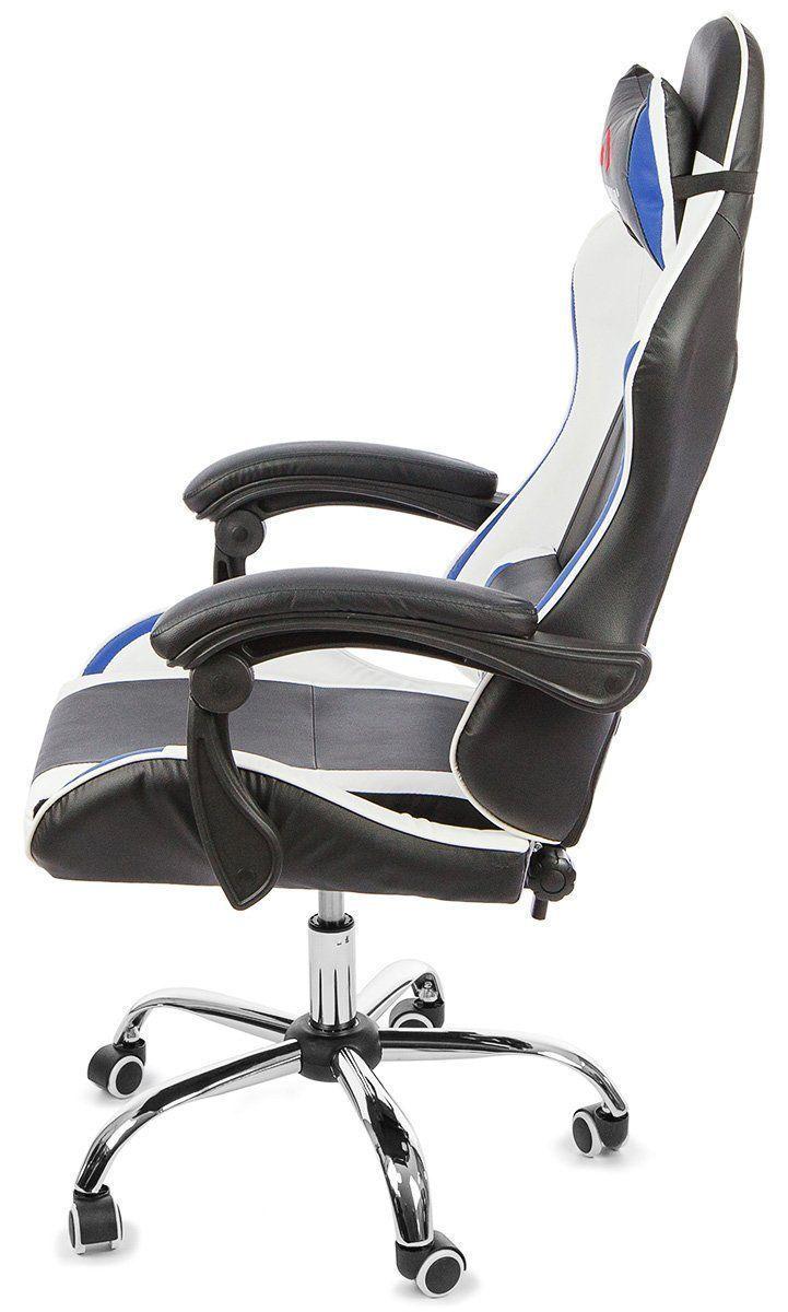 Вибромассажное кресло Calviano ASTI ULTIMATO black/white/blue - фото 6 - id-p220778065