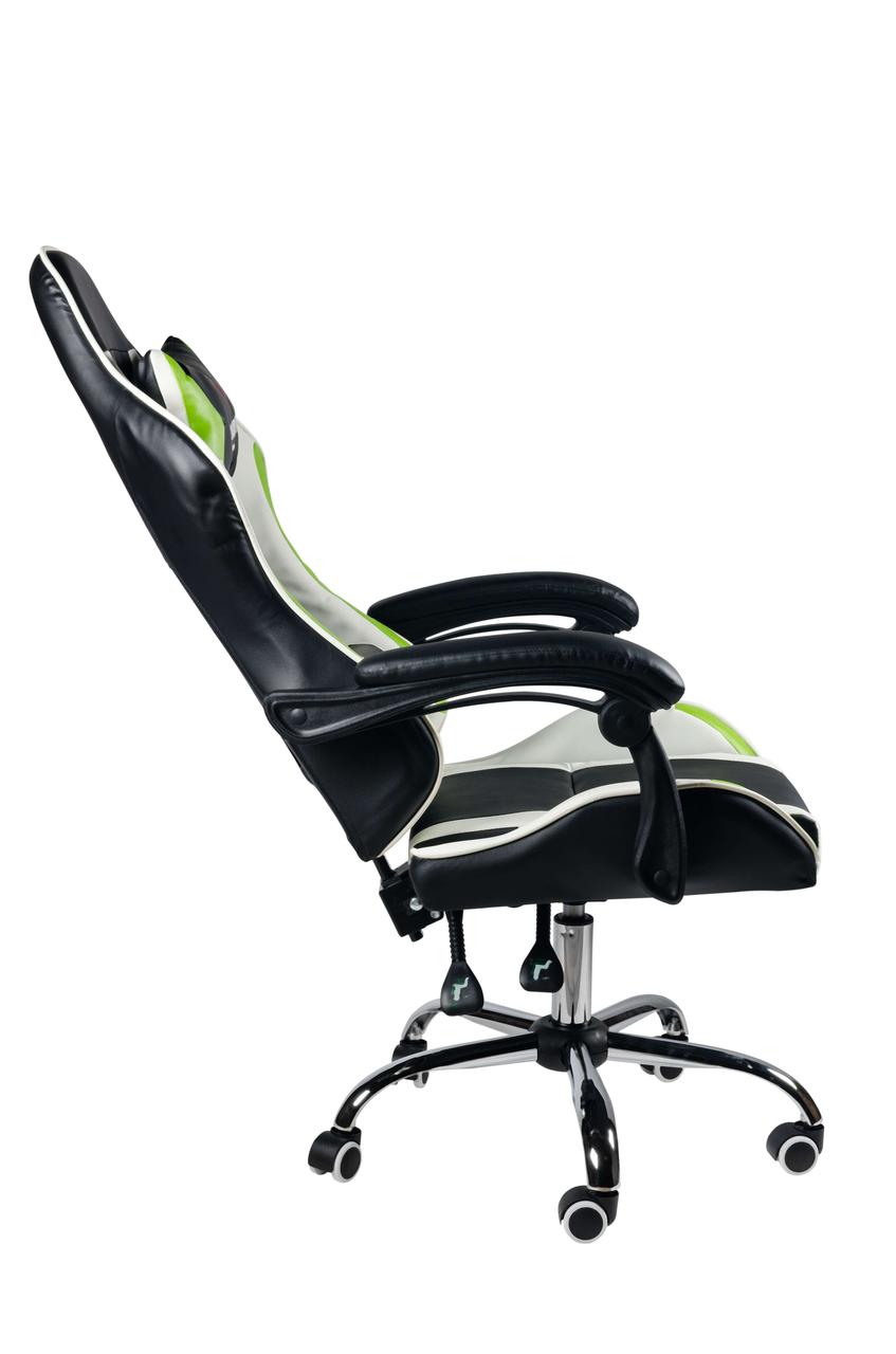 Вибромассажное кресло Calviano ASTI ULTIMATO black/white/green - фото 4 - id-p220778066