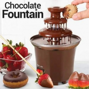 Шоколадный фонтан фондю Chocolate Fondue Fountain Mini / Фондюшница - фото 1 - id-p220778188