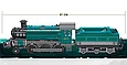 Конструктор 59020 JIE STAR Train Ретро Локомотив Дорис, 1031 деталей, фото 4