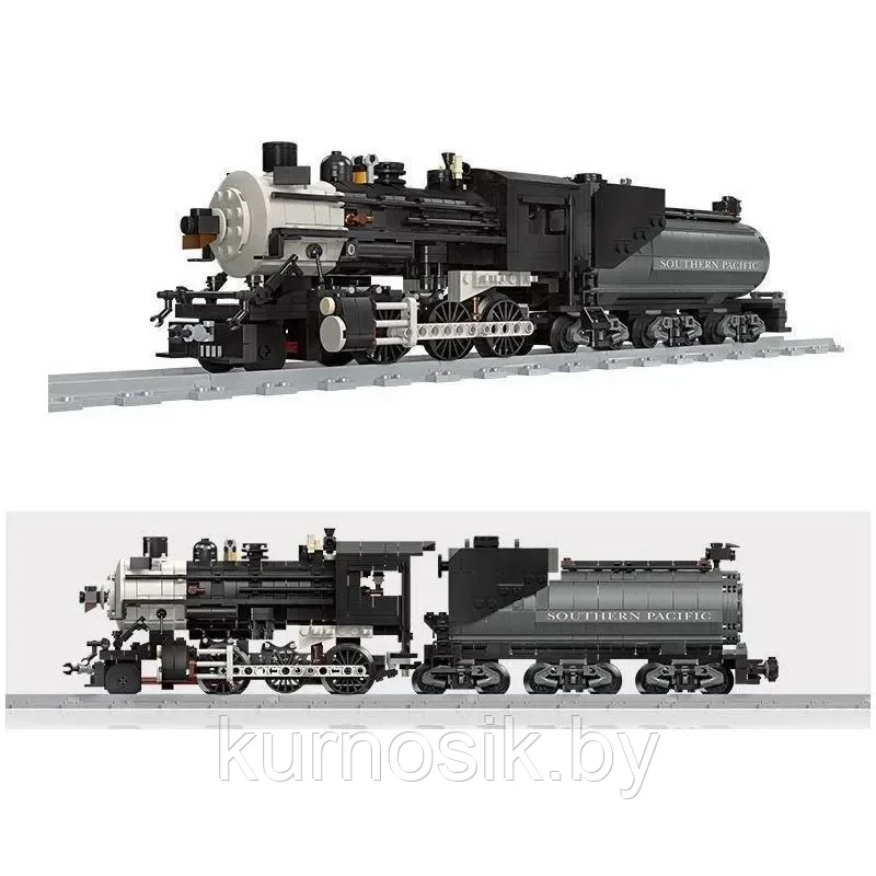 Конструктор 59003 JIE STAR Steam Train Локомотив, 1136 деталей - фото 4 - id-p220778538