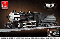 Конструктор 59003 JIE STAR Steam Train Локомотив, 1136 деталей