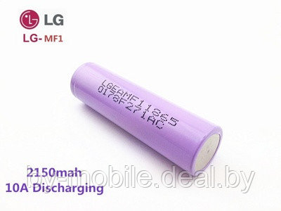 Аккумуляторы LG 18650 2150mAh (ICR18650MF1) - фото 1 - id-p220778103