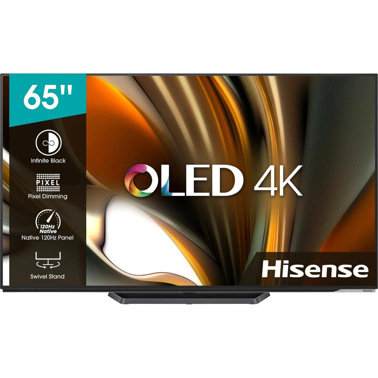 Телевизор OLED 65'' Hisense Телевизор OLED 65'' Hisense/ 65", OLED, Ultra HD, 120Гц, Smart TV (ОС VIDAA U6), - фото 1 - id-p220780309
