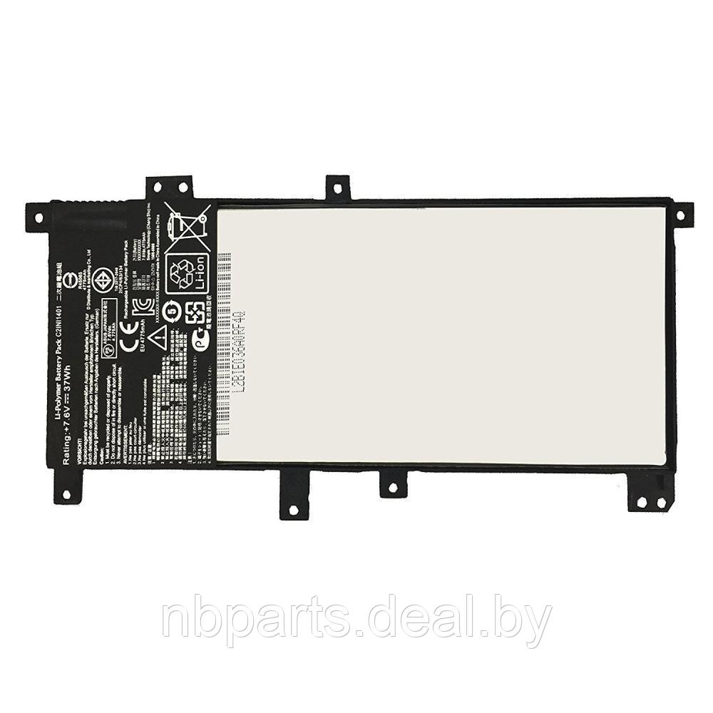 Аккумулятор (батарея) для ноутбука Asus X455 F455L 7.6V 4800mAh OEM C21N1409 - фото 1 - id-p220778467