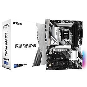 Материнская плата ASRock B760 PRO RS/D4 Soc-1700 (B760) 3xPCI-Ex16 PCI-Ex1 3xM.2+M.2(WI-FI) 2.5GbE LAN 4xDDR4