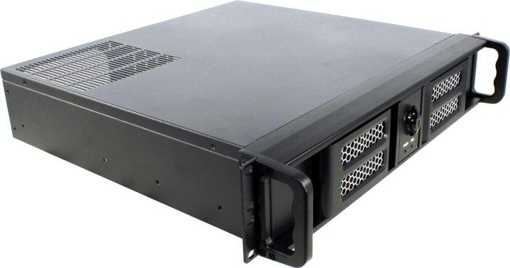 Корпус Server Case 2U Procase PA239-B-0 Black MicroATX без БП с дверцей Al - фото 1 - id-p220779968