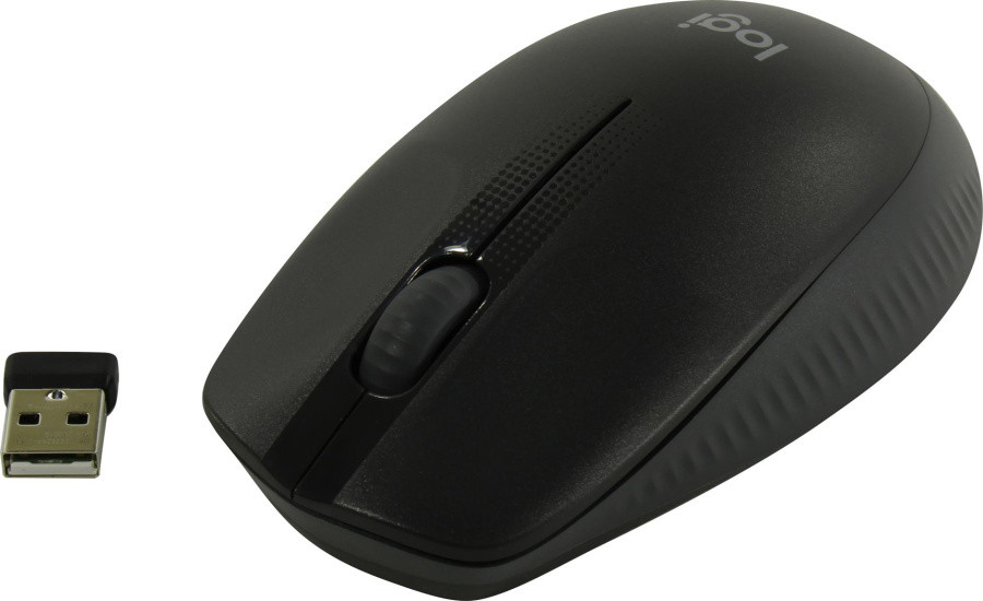 Манипулятор Logitech Wireless Mouse M190 Black (RTL) USB 3btn+Roll, беспроводная 910-005923/910-005905 - фото 1 - id-p203910877