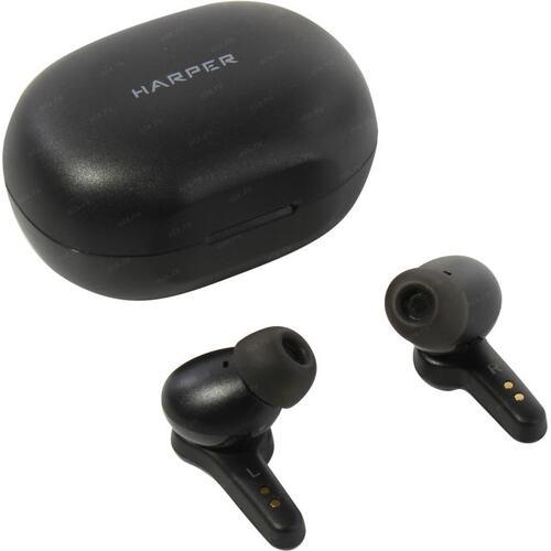 Наушники с микрофоном HARPER HB-555 Black (Bluetooth 5.0) - фото 1 - id-p220779511