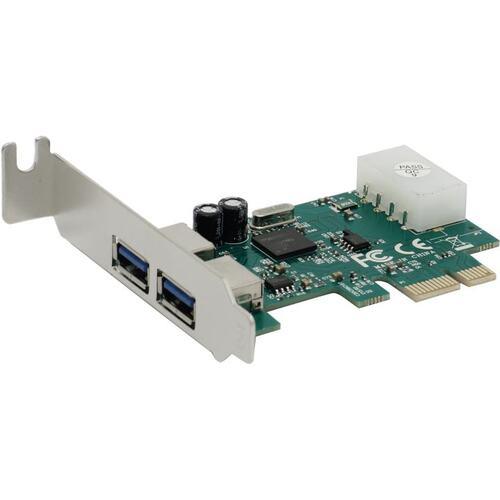 Контроллер Orient NC-3U2PELP (OEM) PCI-Ex1 USB3.0 2 port-ext Low Profile (12189339) - фото 1 - id-p220779449