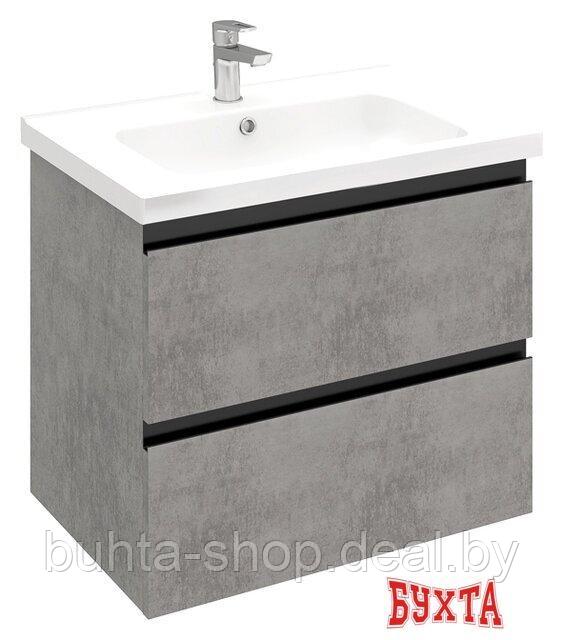 Мебель для ванных комнат Laparet Тумба под умывальник Electra 70 (хромикс серебро) - фото 1 - id-p201247713
