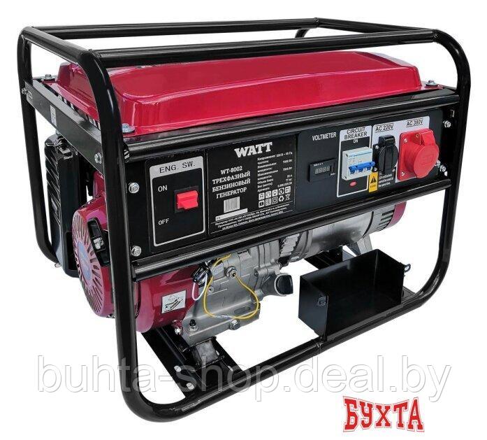 Бензиновый генератор WATT WT-8002 - фото 1 - id-p220781483