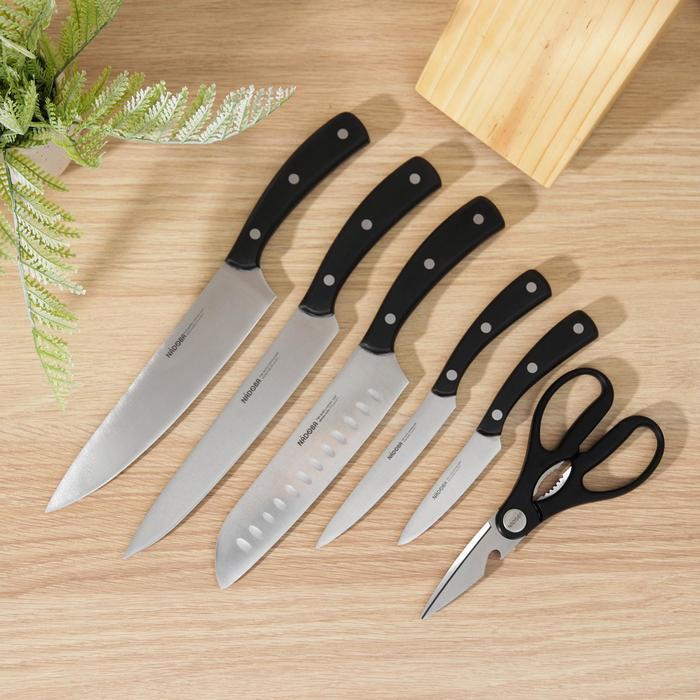Набор кухонных ножей Nadoba Helga, 5 шт: 9 см, 12.5 - фото 4 - id-p220781416