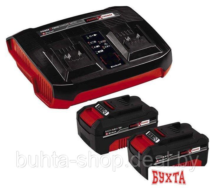 Аккумулятор с зарядным устройством Einhell PXC-Starter-Kit 4512112 (18В/4 Ah + 18В) - фото 1 - id-p219216763