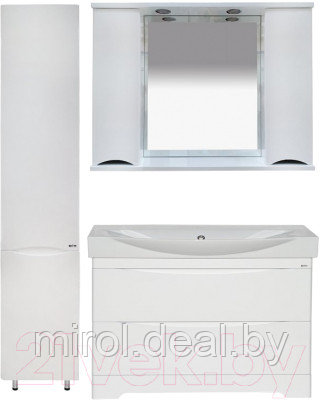 Шкаф-пенал для ванной Misty Элвис 35 L / П-Элв-01035-011Л - фото 3 - id-p220782350