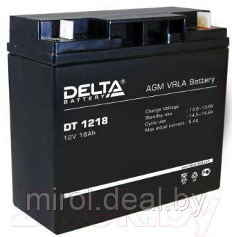 Батарея для ИБП DELTA DT 1218 - фото 2 - id-p220782355