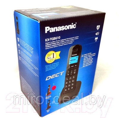 Беспроводной телефон Panasonic KX-TGB610RUR - фото 10 - id-p220782815