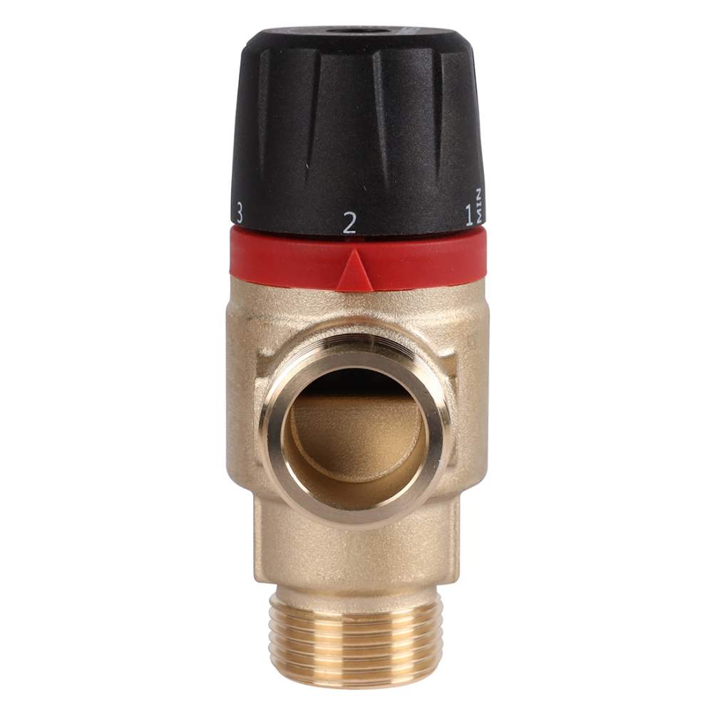 ROMMER RVM-1121-186520 термостатический смесительный клапан 3/4 НР 30-65°С KV 1,8 (центральное смешивание) - фото 5 - id-p220783067