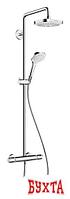 Душевая система Hansgrohe Croma Select E 180 2jet Showerpipe (27256400)