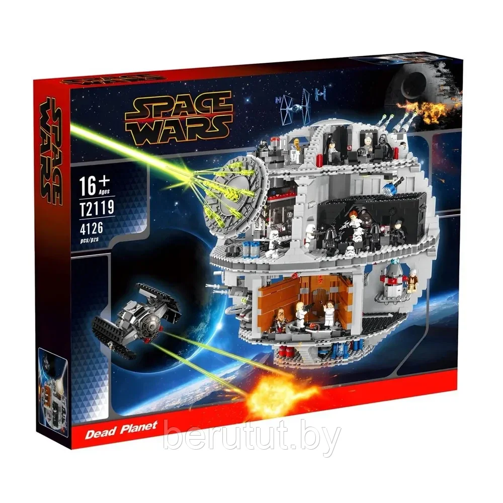 Конструктор "Star wars" Звезда смерти "The Death Star" 4126 (Звездные войны: Аналог Lego) - фото 3 - id-p220783247