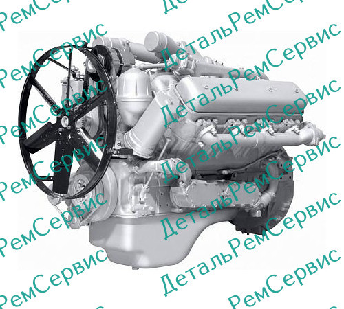 Двигатель V-образный 8-цилиндровый дизельный ЯМЗ-7512.10 - фото 1 - id-p220783659