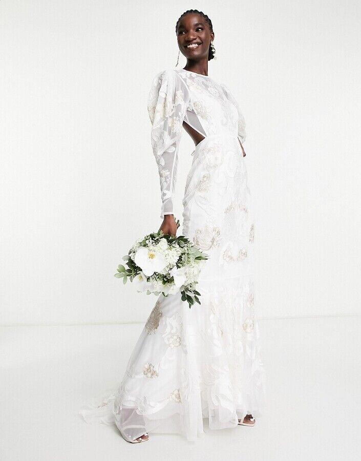 Свадебное платье ASOS DESIGN Anastasia Color IVORY Размер EU 32 - фото 1 - id-p220785866