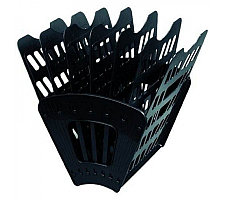 Модуль веерный на 7 секций черный