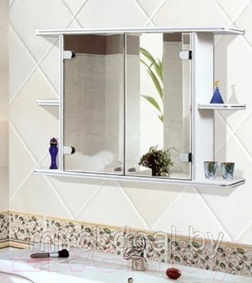 Шкаф с зеркалом для ванной Гамма 11 - фото 2 - id-p220787506