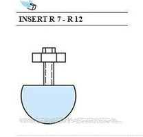 Пуансон Тип «А» радиусный INSERT R 7 - R 12