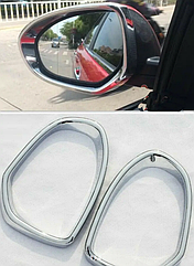 Хромированные накладки на зеркала Mazda 6 2008-