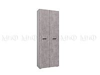 Шкаф 2-створчатый Нэнси New 0,8м белый/бетон светлый - МиФ