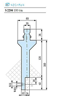 Пуансон радиусный Тип «T» S 2206 (100 t/m)