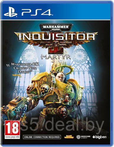 PS4 Уценённый диск обменный фонд Warhammer 40000: Inquisitor - Martyr для PlayStation 4 / Вархаммер 40000 ПС4 - фото 1 - id-p220791698