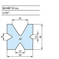 Матрицы мультиклиновые Тип А M 4/60 (60 t/m)