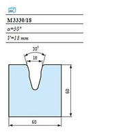 Матрицы с пазом Тип А M 3330/18